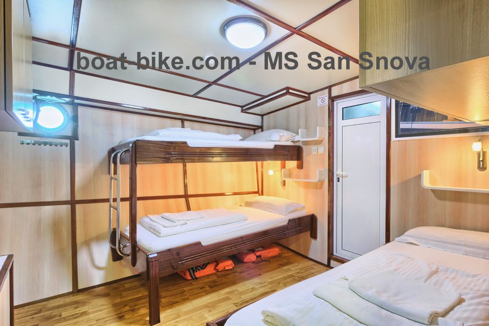 MS San Snova - triple cabin lower cabin