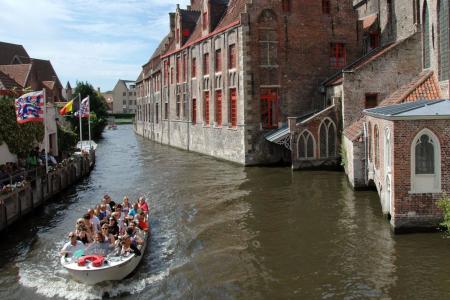 Boat & bike in Belgium - Bruges